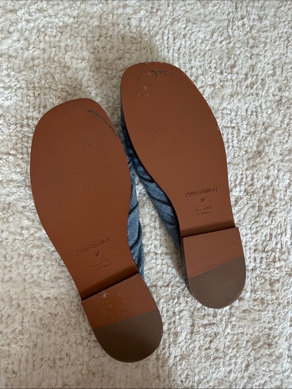 Zimmerman denim flats - Picture 3 of 4